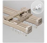 WBDWWTD Open Rooms Curtain Track Rails for Privacy Guard Heavy Duty Wall Mounted Ceiling Track Kit Sliding Curtain Rods Ceiling Mount