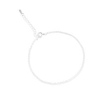 WBDWWTD Plated Stylish Beach Ankle Chain Fashion Jewelry Girl Foot Chic Anklet Decor Silver