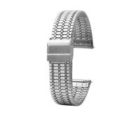 WBDWWTD Quick Release Thin Stainless Steel Metal Men's Women's Watchband 18mm 20mm 22mm Watch Strap Bracelet(Silver,18mm)