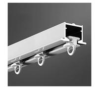 WBDWWTD Recessed Invisible Curtain Track Privacy Room Divider, Commercial Aluminum Ceiling Curtain Rail for Living Room Hospital Hotel, 7