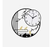 WBDWWTD Round Wall Quartz Clocks Acrylic Wall Art Hanging Room Home Decor (40X40CM)