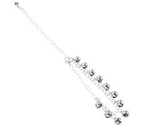 WBDWWTD Silver Charm Bracelet Solid Link Chain Wrist Jewelry Travel Accessories for Women