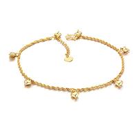 WBDWWTD Stainless Steel Anklet Bracelets for Women Heart Pendant Womens Anklets Jewelry 21+6cm