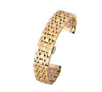 WBDWWTD Stainless Steel Band 13mm 15mm 17mm 19mm 21mm 23mm Men's Business Watch Strap