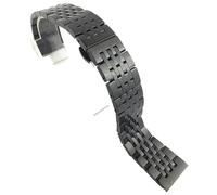 WBDWWTD Stainless Steel Watch Strap Folding Buckle Metal Smartwatch Replacement Strap 19mm 20mm 21mm 22mm 23mm 24mm
