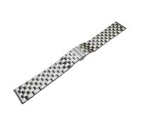WBDWWTD Stainless Steel Watchband Metal Watch Band Solid Polished Bracelet Straps Curved End