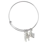 WBDWWTD Stainless Steel Women Wrist Jewelry Beaded Running Bracelet for Ladies