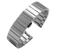 WBDWWTD Stainless Steel Wristband 18mm 20mm 22mm Men's Business Watch with Women's Sports Watch Strap
