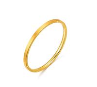 WBDWWTD Stylish Women 18K Yellow Gold Bangle Bracelets for Womens Random Pattern Engraved Bracelet