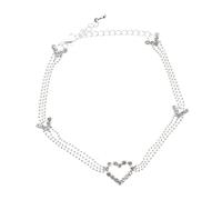 WBDWWTD Titanium Steel Anklet Women Fashionable Thin O-Chain Ankle Bracelet for Beach Summer Vacation