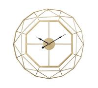 WBDWWTD Vintage Silent Wall Clock Iron Wall Clock European Creative Clock Battery-Operated for Home Bedroom Living Room Kitchen and Study