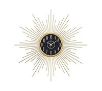 WBDWWTD Wall Clock Decorative with Arabic Numerals Shine for Ever Wall Clock for Living Room Dining Room (Gold)