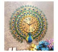 WBDWWTD Wall Clock Living Room Wall Clock Fashion Household Silent Wall Clock Ornaments Quartz Clock Easy to Read Home/Office/School Clock (B)