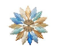WBDWWTD Wall Clock， Luxury Creative Iron Decoration Quartz Retro Wall Clock Suitable for Living Room Kitchen Bedroom Office Home Decor