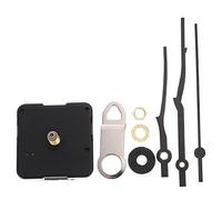 WBDWWTD Wall Clock Movement Battery Powered Clock Hand Motor Clock Kit Walnut Wall Clock Silent Movement Suitable for 12 Inch Clocks(Black)