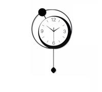 WBDWWTD Watch Clock, Living Room, Light Luxury Home, Creative Internet Celebrity Restaurant Decoration, Clock, Wall Hanging