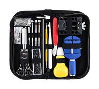WBDWWTD Watch Repair Kit Watch Battery Replacement Tool Kit with Carrying Case Watch Band Strap Repair Tool Set for Repairing Various Watches
