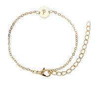 WBDWWTD Women's Girlfriend Girl Friends for Family Letter p Ankle Bracelet Stylish Foot Chain Adjustable Necklace Footwear Pendant Lovers Jewelry