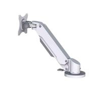 WBDWWTD Work Desk Style White Single Arm Screen Rotatable Monitor Stand Play