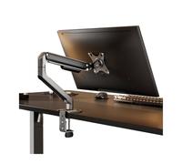 WBDWWTD Work Single Monitor Arm Desk Mount, Fully Adjustable Mechanical Spring with VESA, Fits Screens Within 19.8 lbs Play