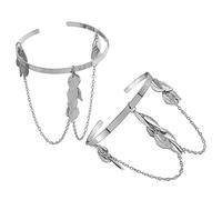 WBDWWTD Wristband Wraps Anklets Wrist Brace Beaded Ankle Bracelets for Women Jewelry Gold Cuff Bangle Studded Pad Strap Barbell Golden