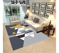WBDYMX Alfombra Habitacion Alfombras De Juegos para Bebes 170x230CM Niñas Giallo Azul grisáceo Resistente a Las Manchas Puerta Entrada Casa Mesa Recibidor
