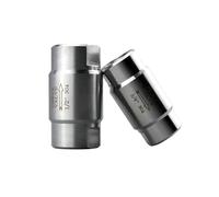 WBHFOIKNMS 1pc 1/8" 1/4" 3/8" 1/2" 3/4" 1" 1-1/2" Female 316 Stainless Steel Check Valve One Way Non-retrun Steam Water Oil(3/8") WBHFOIKNMS