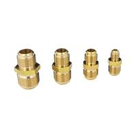 WBHFOIKNMS 45 Degree SAE-Standard Flare 1/4" 3/8" 1/2" 3/4" OD Tube Equal Reducer Brass Pipe Fitting Connector Adapeter Coupling For Air Co(22.22mm 7l8 Inch) WBHFOIKNMS