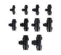 WBHFOIKNMS Garden Plumbing PE Water Pipe Quick Tee 20/25/32/40/50mm 3 Way Reducer Connector Farm Greenhouse Watering Diverter (Color : 40 x 25 x 40) WBHFOIKNMS