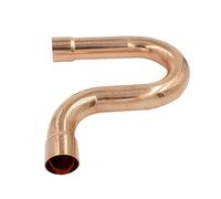 WBHFOIKNMS Pipe Fittings 1/2" 3/4" 16 19 25 28.6 32 35 38 42 54mm Inner Diameter 99.9% Copper End Feed Solder P-Trap Piping System Air Conditioning Joint (Color : ID 22mm Wall 1.0mm) WBHFOIKNMS