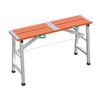 WBLING Plataforma de Trabajo Ajustable, andamio Plegable portátil con Estructura de Acero al Carbono y Capacidad de Carga de 300 kg.