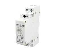 WBNFFUCYU Contactor 110v 20a 35mm Montaje en Carril DIN 2 Polos Contactores de CA propósito específico Repuesto
