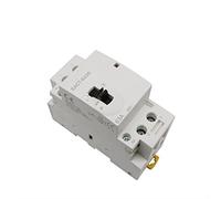 WBNFFUCYU Contactor 2p 32a 63a AC 220V 230V 50/60 Hz Contactores modulares de CA domésticos con Interruptor Manual Control 2no o 2nc 1no 1nc Repuesto eléctrico Industrial(220v 32a 1no1nc)