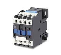 WBNFFUCYU Contactor AC. 110V.CJX2 0910 9A Trifásico 3 Polos 1Normal Voltaje Bobina Abierta 380V 50/60Hz Montaje en Carril DIN 3P+1NR. de Repuesto(AC 220v)