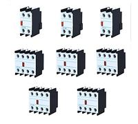 WBNFFUCYU Disyuntor 1 Pieza F4-22 F4-11 LA1-DN22 LA1-DN11 Bloque de contactor Ayuda Auxiliar for CA CJX2 LC1-D 4 Polos. Contactor Repuesto(F4-04 4nc)