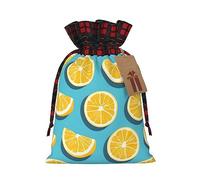 WBQLSL 8.3 bolsas de regalo de arpillera de 11.8 pulgadas, bolsas de decoración de suministros de fiesta de Navidad, bolsas de regalo de Navidad con cordón