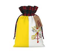WBQLSL 8.3 bolsas de regalo de arpillera de 11.8 pulgadas, bolsas de decoración de suministros de fiesta de Navidad, bolsas de regalo de Navidad con cordón
