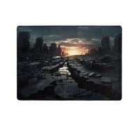 WBQLSL Alfombra suave y esponjosa con estampado de cielos oscuros de 80 x 58 pulgadas, adecuada para sala de estar, oficina, balcón, mesita de noche, tapete de mesa de café