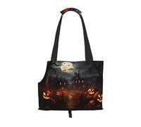 WBQLSL All Hallows' Eve - Bolsa de viaje para mascotas, pequeña bolsa de hombro para coches y personas