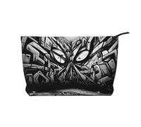 WBQLSL Art Graffiti Wall Printed Corduroy Cosmetic Bag - Estuche de almacenamiento cosmético esencial de viaje