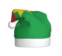 WBQLSL Bandera de Burkina Faso Sombrero de Navidad para adultos, sombrero de Navidad de felpa de 15.7 pulgadas de alto, sombrero decorativo unisex, sombrero decorativo de Papá Noel, Navidad, fiesta de