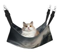 WBQLSL Big Waves - Hamaca mediana impresa para mascotas, hamaca para gatos, hurones, cachorros, conejos, animales pequeños