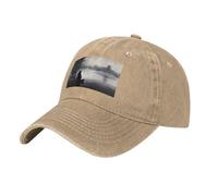 WBQLSL Black Cat in The Snow - Gorra de béisbol informal de secado rápido, transpirable, visera para el sol, natural, Talla única