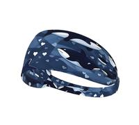 WBQLSL Blue Killer Whale - Banda deportiva para el sudor, absorbe la humedad, correr, ciclismo, yoga, fitness, deportes