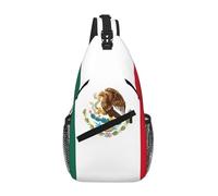 WBQLSL Bolsa cruzada de viaje con estampado de bandera de Sudáfrica, perfecta para viajes diarios, ciclismo, senderismo y aventuras urbanas, Bandera de México, One Size