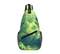 WBQLSL Bolsa cruzada de viaje con estampado de huevo de dinosaurio, perfecta para viajes diarios, ciclismo, senderismo y aventuras urbanas, Deforestación, One Size