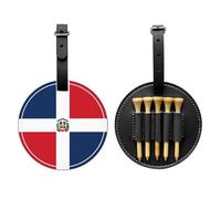 WBQLSL Bolsa de almacenamiento para camisetas de golf con estampado de moda de República Dominicana, diseño ligero para un almacenamiento rápido de camisetas