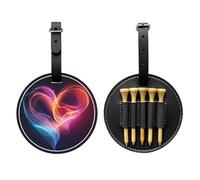 WBQLSL Bolsa de almacenamiento para camisetas de golf con estampado de moda Love Fashion, diseño ligero para un almacenamiento rápido de la camiseta