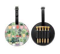 WBQLSL Bolsa de almacenamiento para camisetas de golf con estampado de plantas bonsái, diseño ligero para un almacenamiento rápido de camisetas