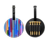 WBQLSL Bolsa de almacenamiento para camisetas de golf con estampado de trazo vertical, diseño ligero para un almacenamiento rápido de la camiseta